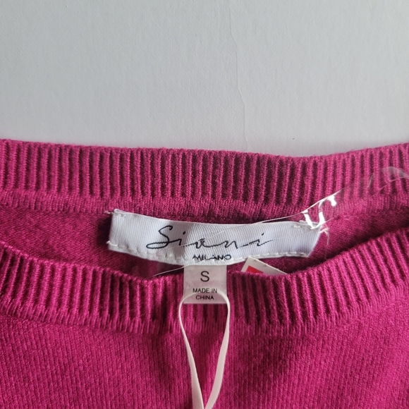 New Sioni Milano Sequin Sleeve Sweater. - Picture 4 of 11